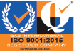 QAS International ISO9001:2015 Registered Company accreditation logo